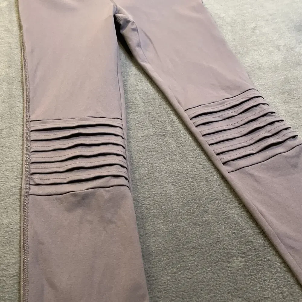 Free People FP Movement Moto Gray Leggings Women's Size XSmall
